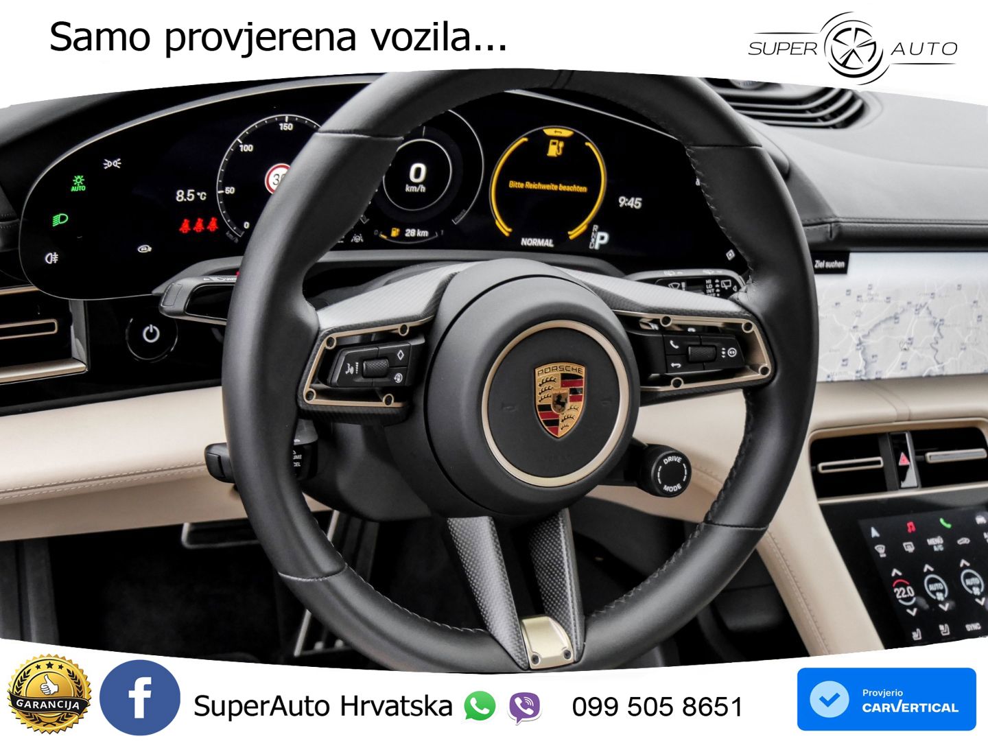 Porsche Taycan Sport Turismo GTS Performance Plus 93.4 kWh (598 KS)