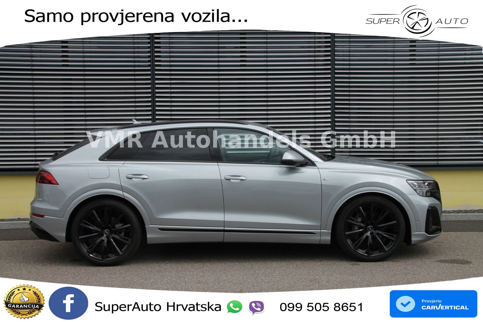 Audi Q8 50 TDI V6 (286 KS) quattro Tiptronic S line LED+GR SJED+ACC