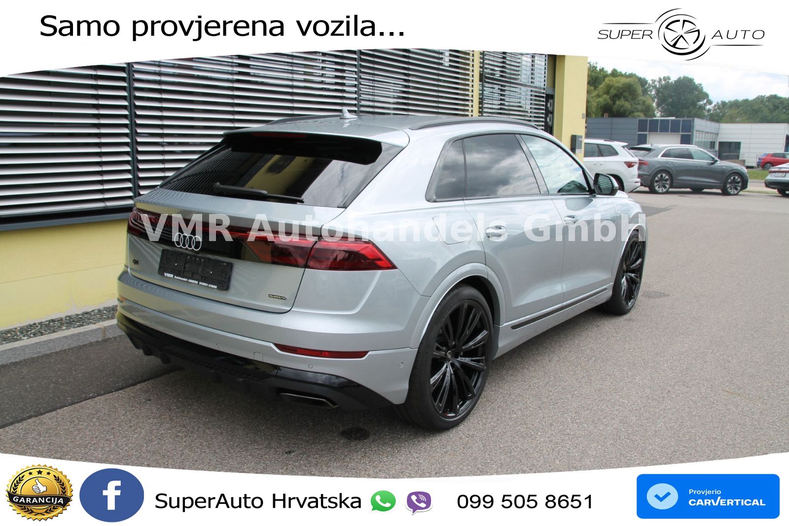 Audi Q8 50 TDI V6 (286 KS) quattro Tiptronic S line LED+GR SJED+ACC