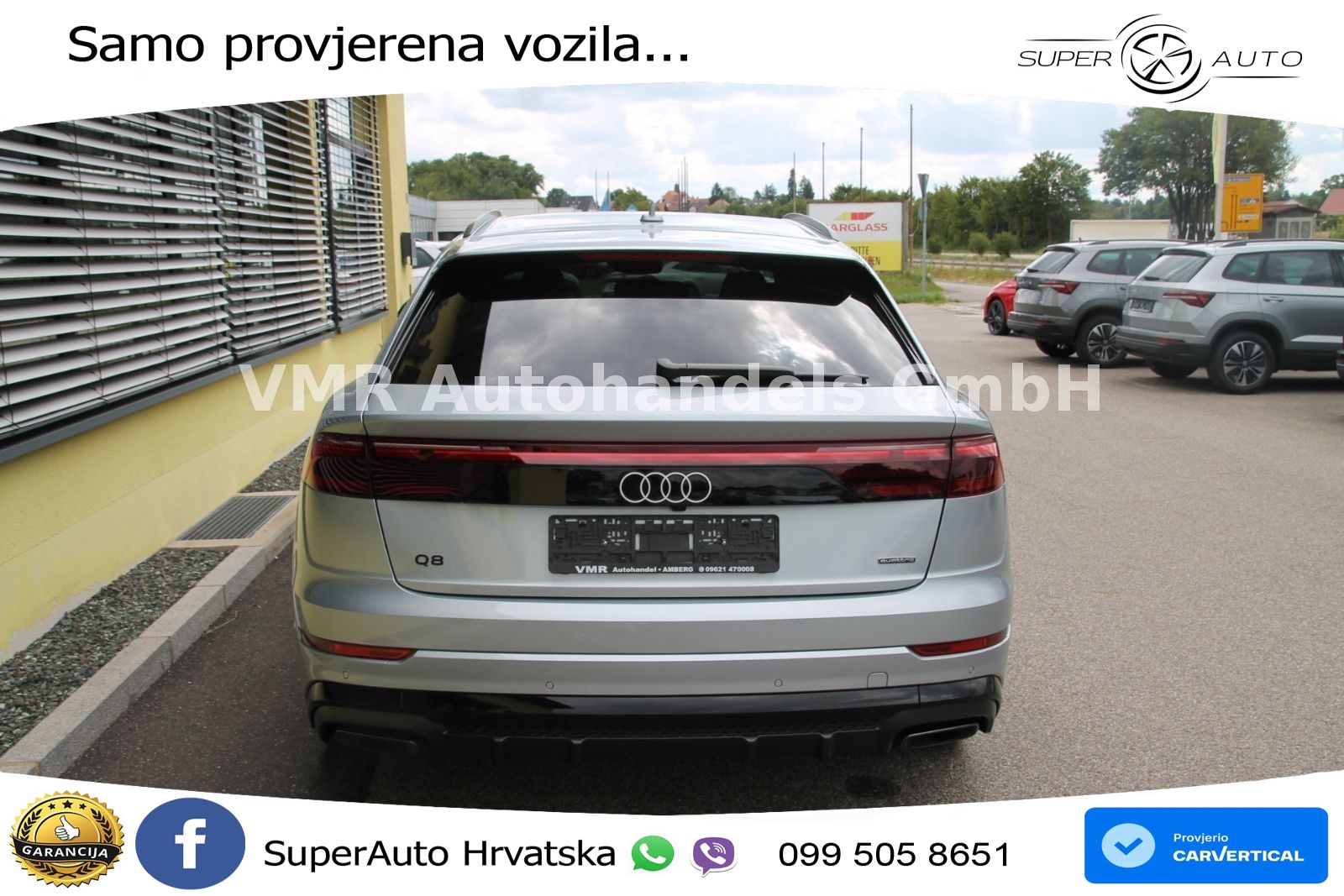 Audi Q8 50 TDI V6 (286 KS) quattro Tiptronic S line LED+GR SJED+ACC