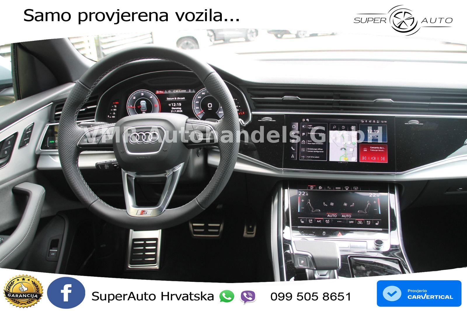 Audi Q8 50 TDI V6 (286 KS) quattro Tiptronic S line LED+GR SJED+ACC