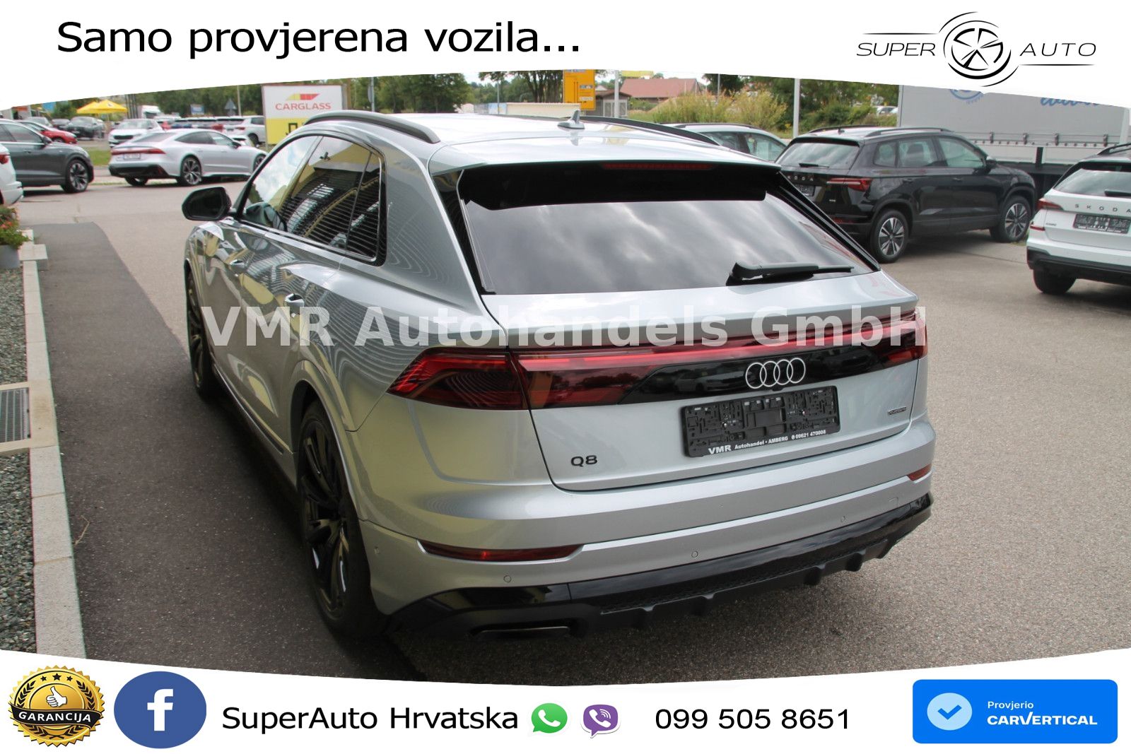 Audi Q8 50 TDI V6 (286 KS) quattro Tiptronic S line LED+GR SJED+ACC