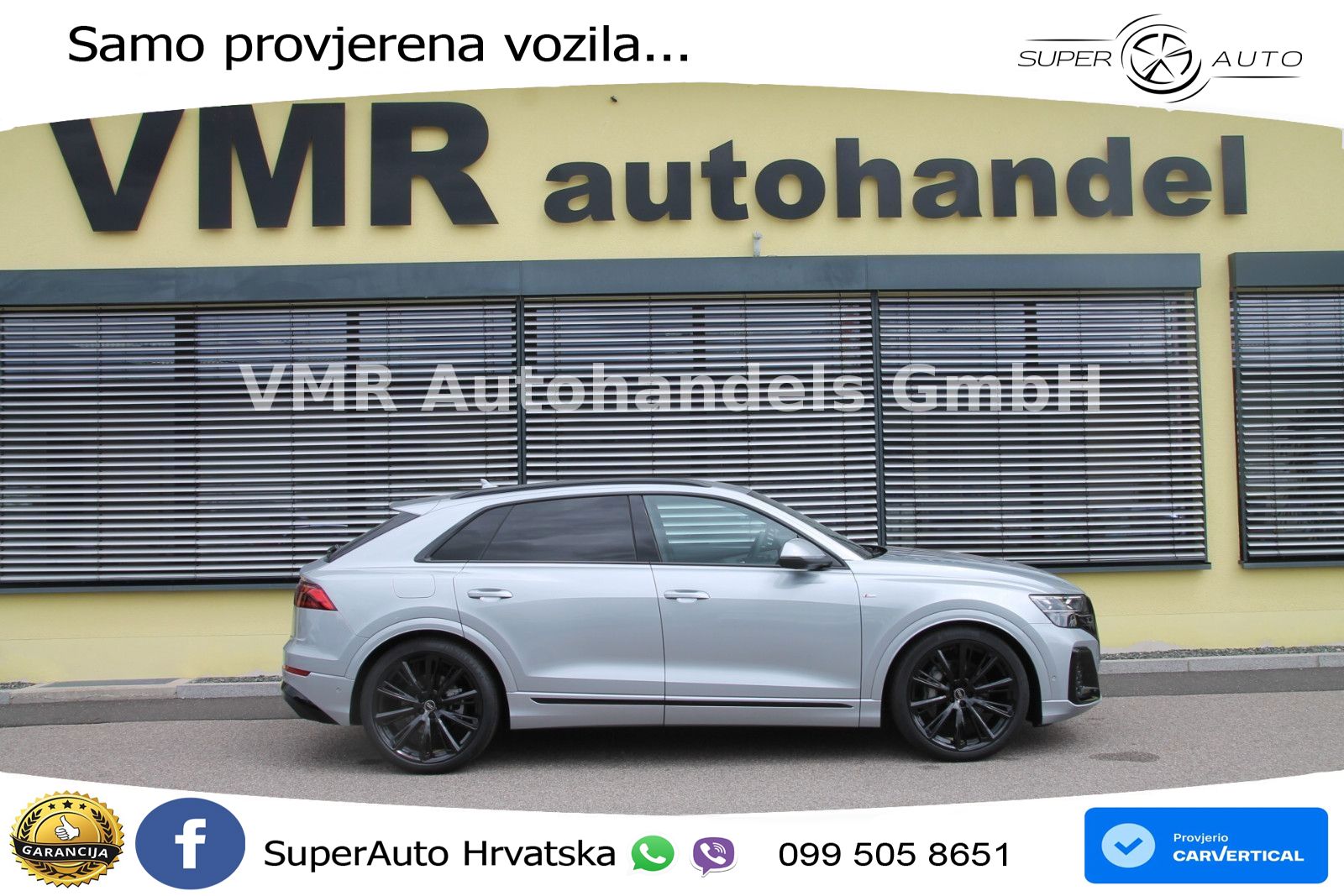 Audi Q8 50 TDI V6 (286 KS) quattro Tiptronic S line LED+GR SJED+ACC