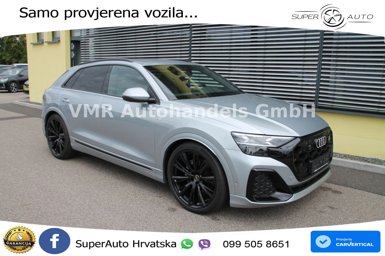 Audi Q8 50 TDI V6 (286 KS) quattro Tiptronic S line LED+GR SJED+ACC