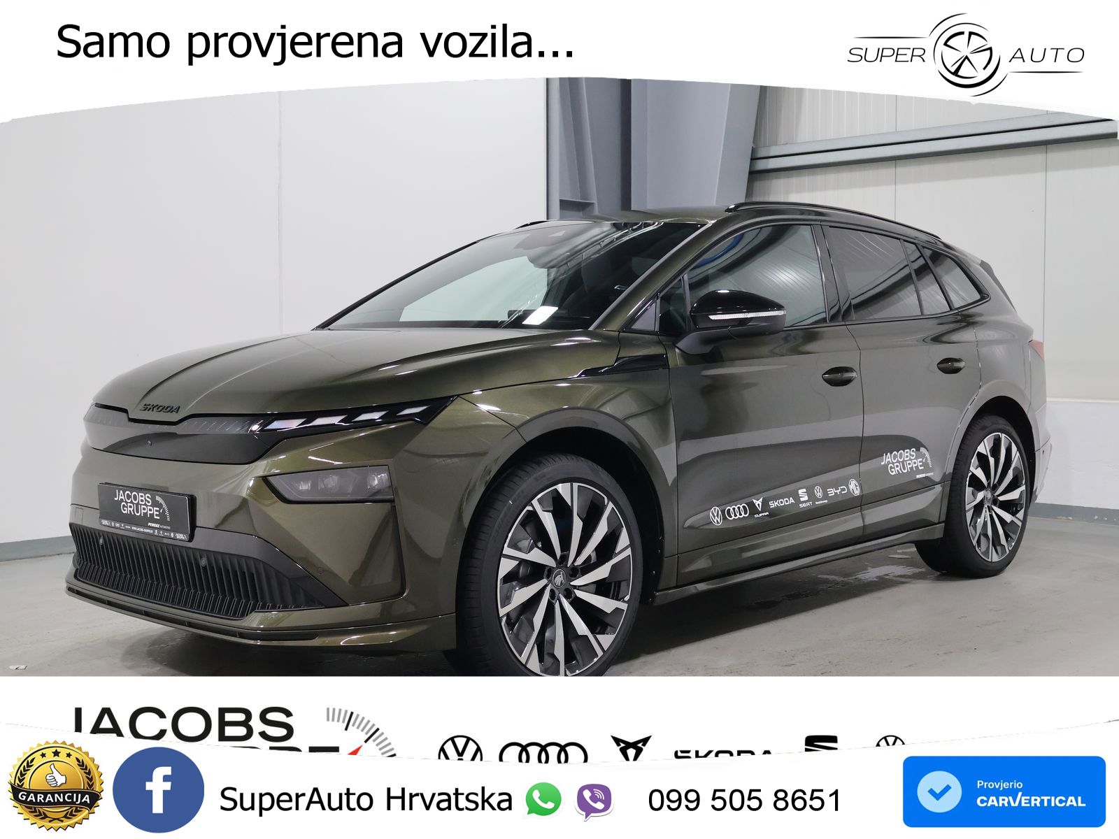 Škoda Enyaq 85 82 kWh (286 KS) SportLine LED+GR SJED+ACC
