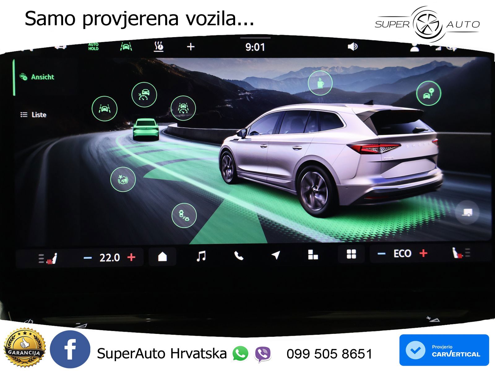 Škoda Enyaq 85 82 kWh (286 KS) SportLine LED+GR SJED+ACC
