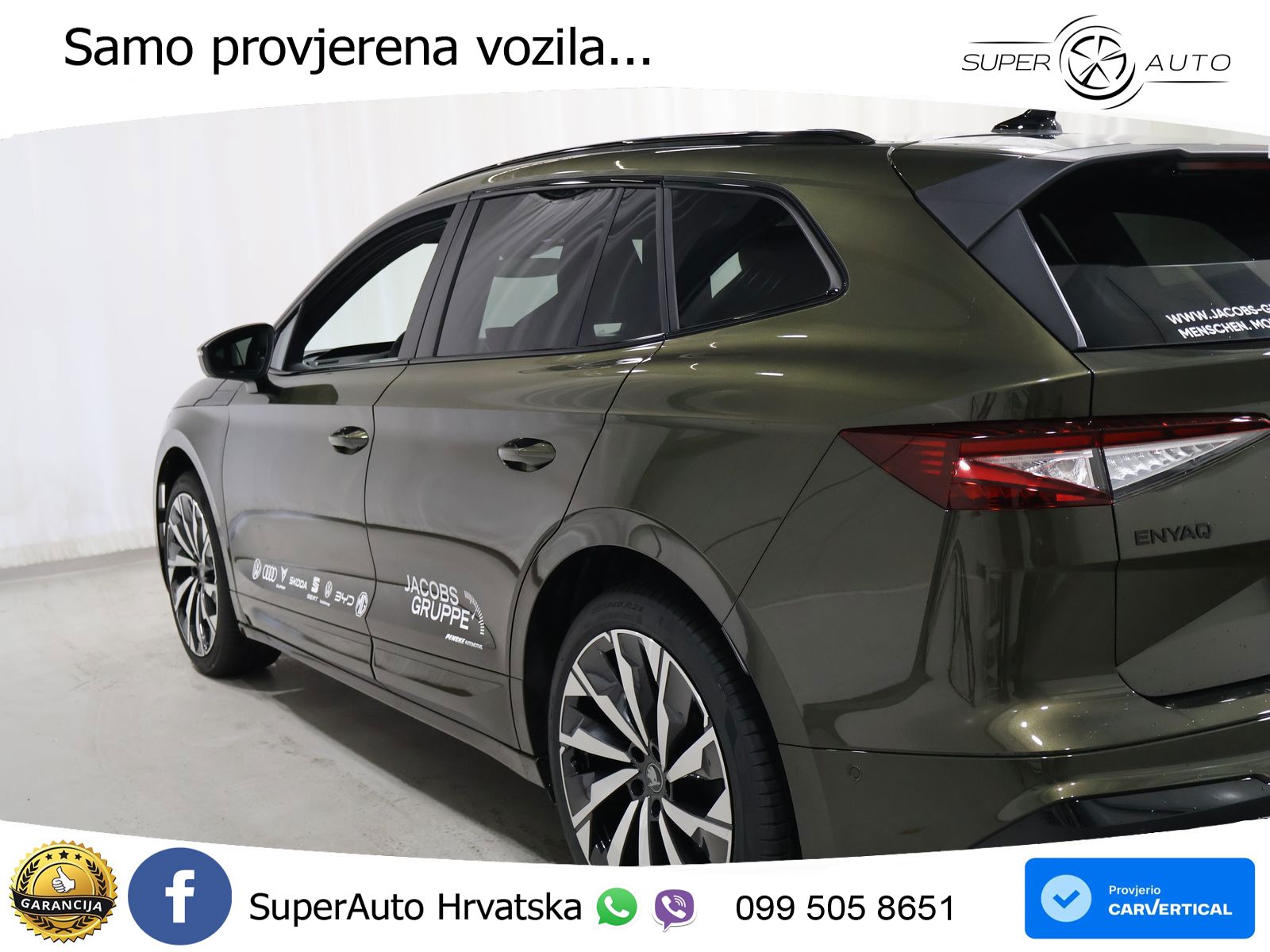 Škoda Enyaq 85 82 kWh (286 KS) SportLine LED+GR SJED+ACC