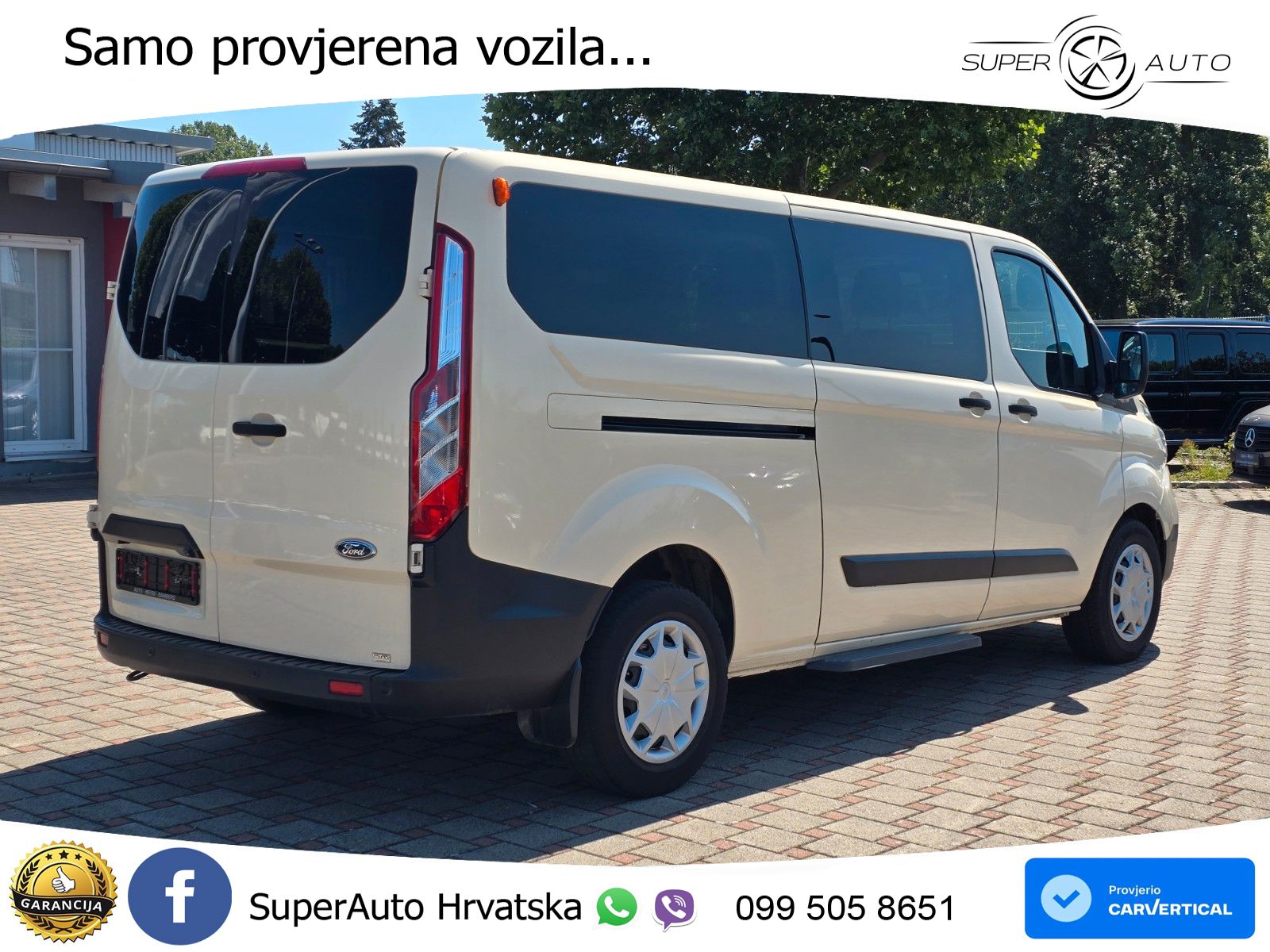 Ford Transit Custom L2 8 sjedala LED+GR SJED+ACC