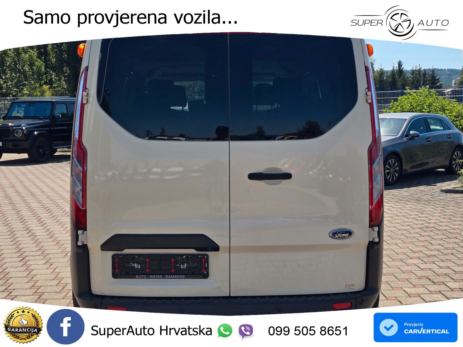 Ford Transit Custom L2 8 sjedala LED+GR SJED+ACC