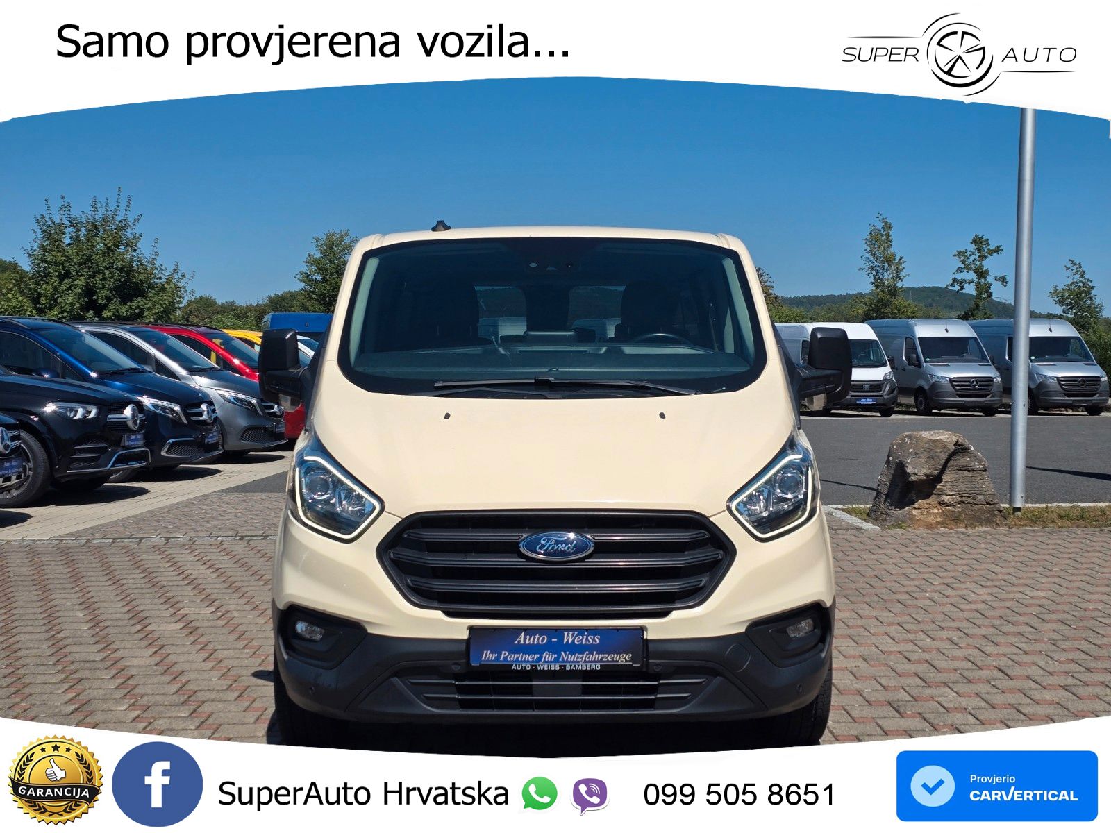 Ford Transit Custom L2 8 sjedala LED+GR SJED+ACC
