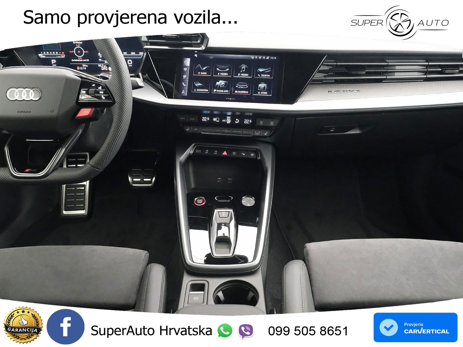 Audi RS3 Sportback 2.5 TFSI (400 KS) quattro S tronic LED+GR SJED+ACC