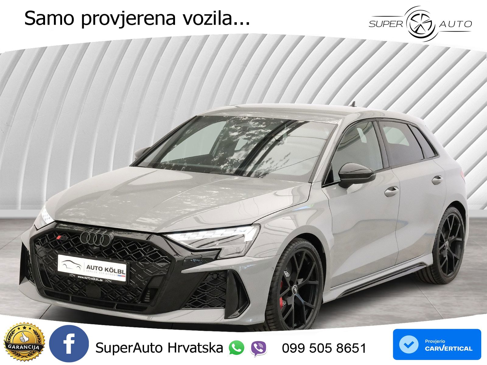 Audi RS3 Sportback 2.5 TFSI (400 KS) quattro S tronic LED+GR SJED+ACC