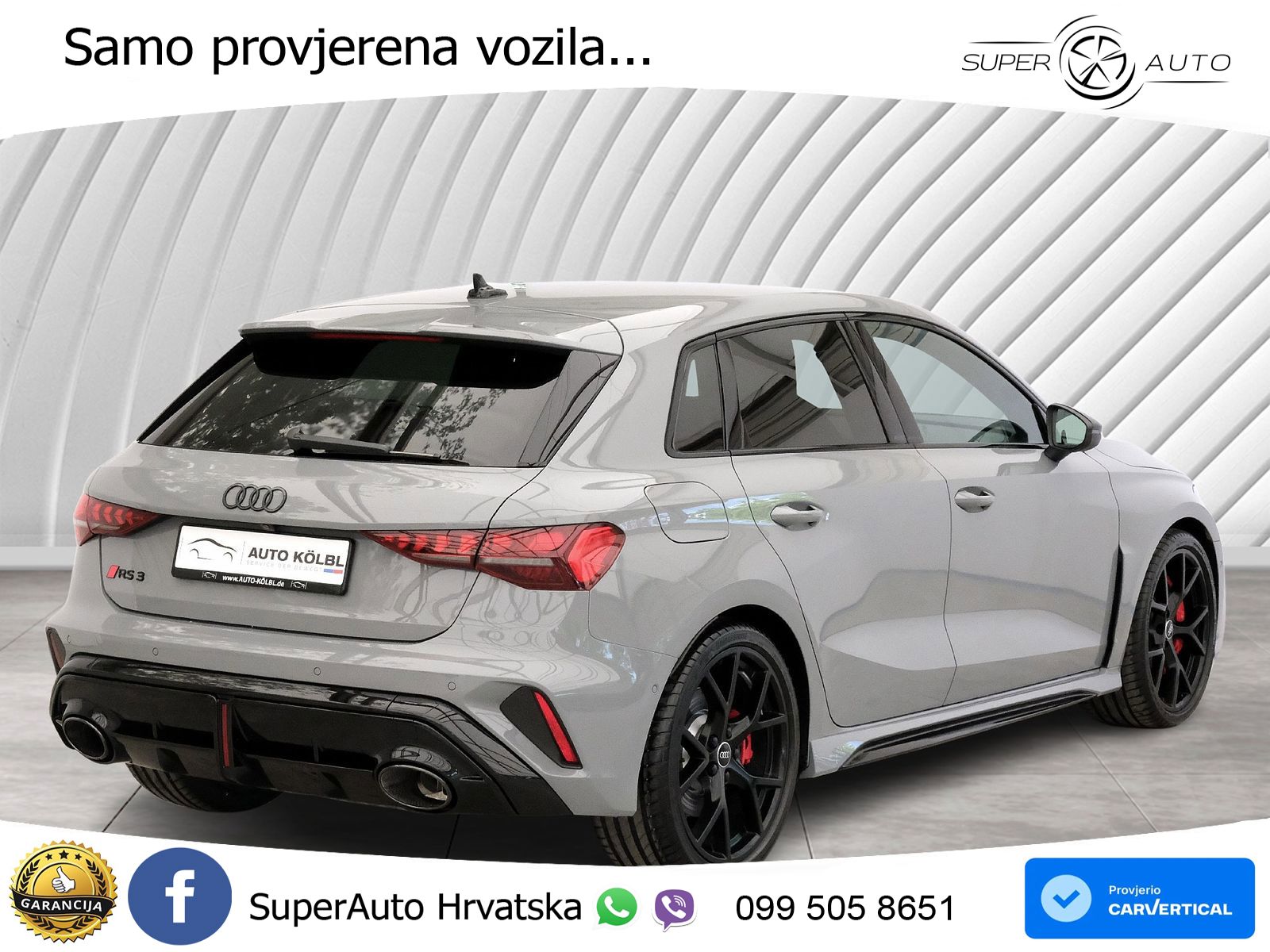 Audi RS3 Sportback 2.5 TFSI (400 KS) quattro S tronic LED+GR SJED+ACC