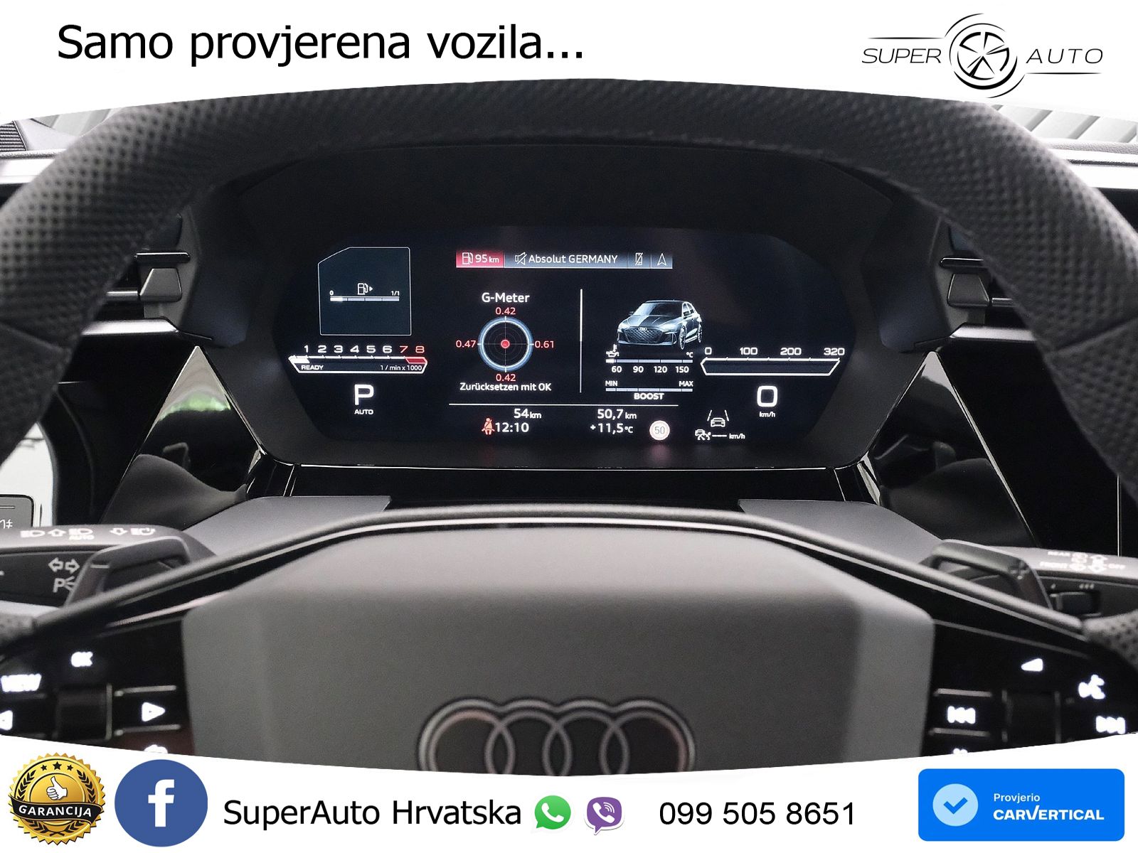 Audi RS3 Sportback 2.5 TFSI (400 KS) quattro S tronic LED+GR SJED+ACC