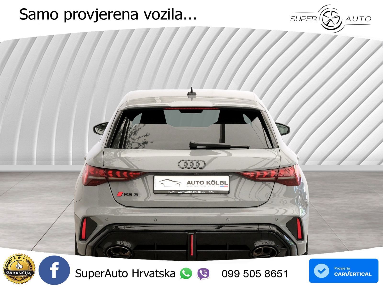 Audi RS3 Sportback 2.5 TFSI (400 KS) quattro S tronic LED+GR SJED+ACC