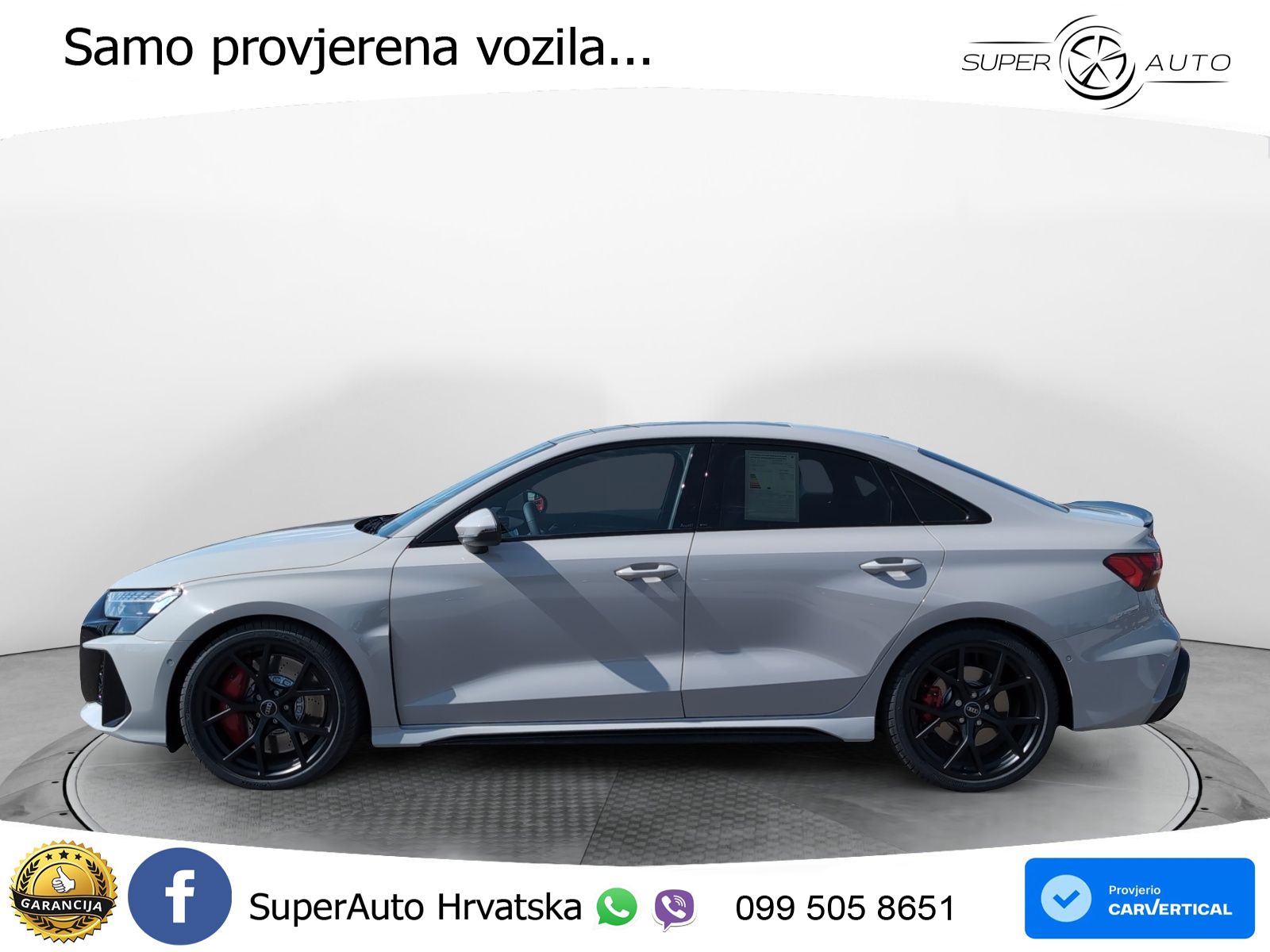 Audi RS3 Sedan 2.5 TFSI (400 KS) quattro S tronic LED+GR SJED+ACC