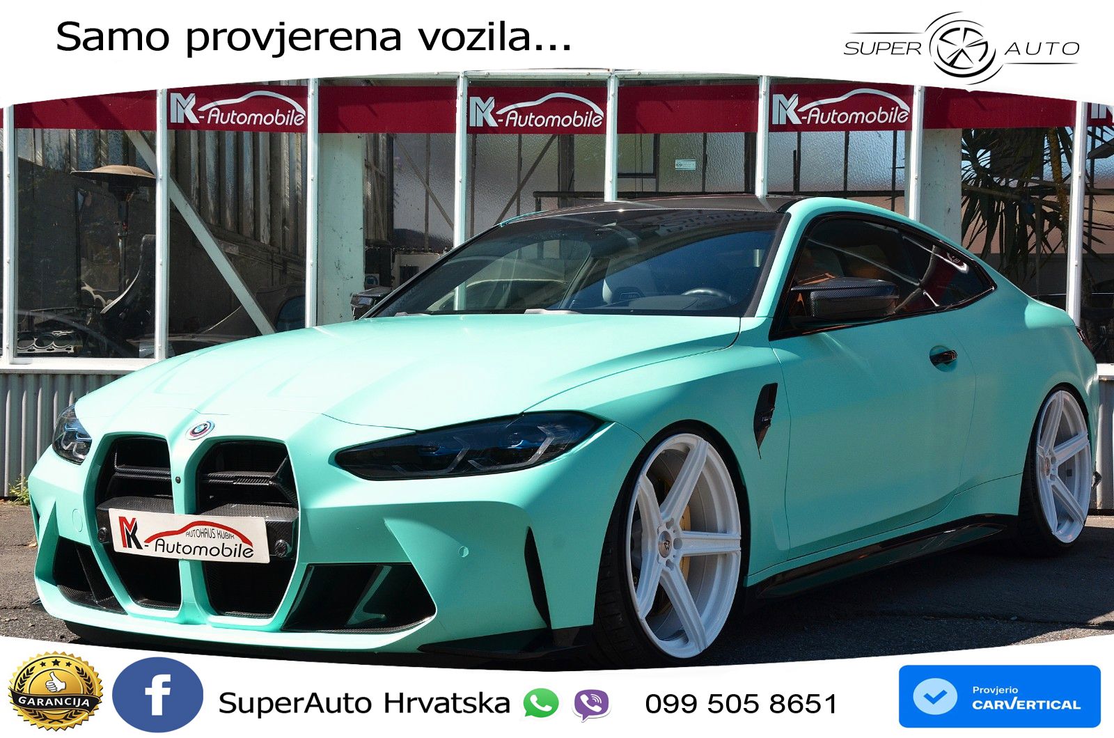 BMW M4 3.0 (480 KS) LED+GR SJED+ACC