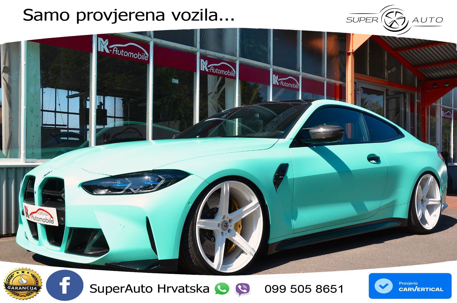 BMW M4 3.0 (480 KS) LED+GR SJED+ACC