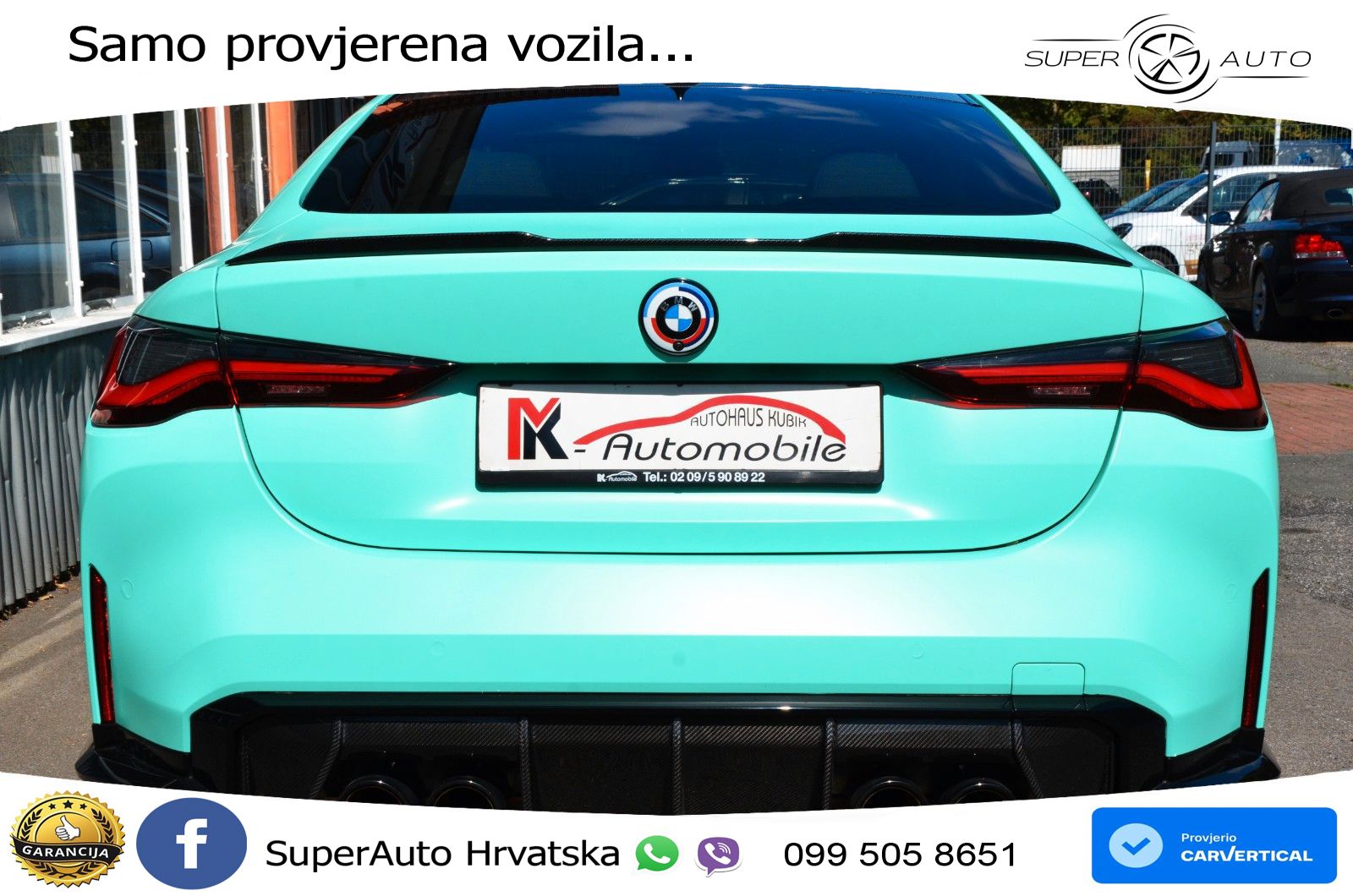 BMW M4 3.0 (480 KS) LED+GR SJED+ACC