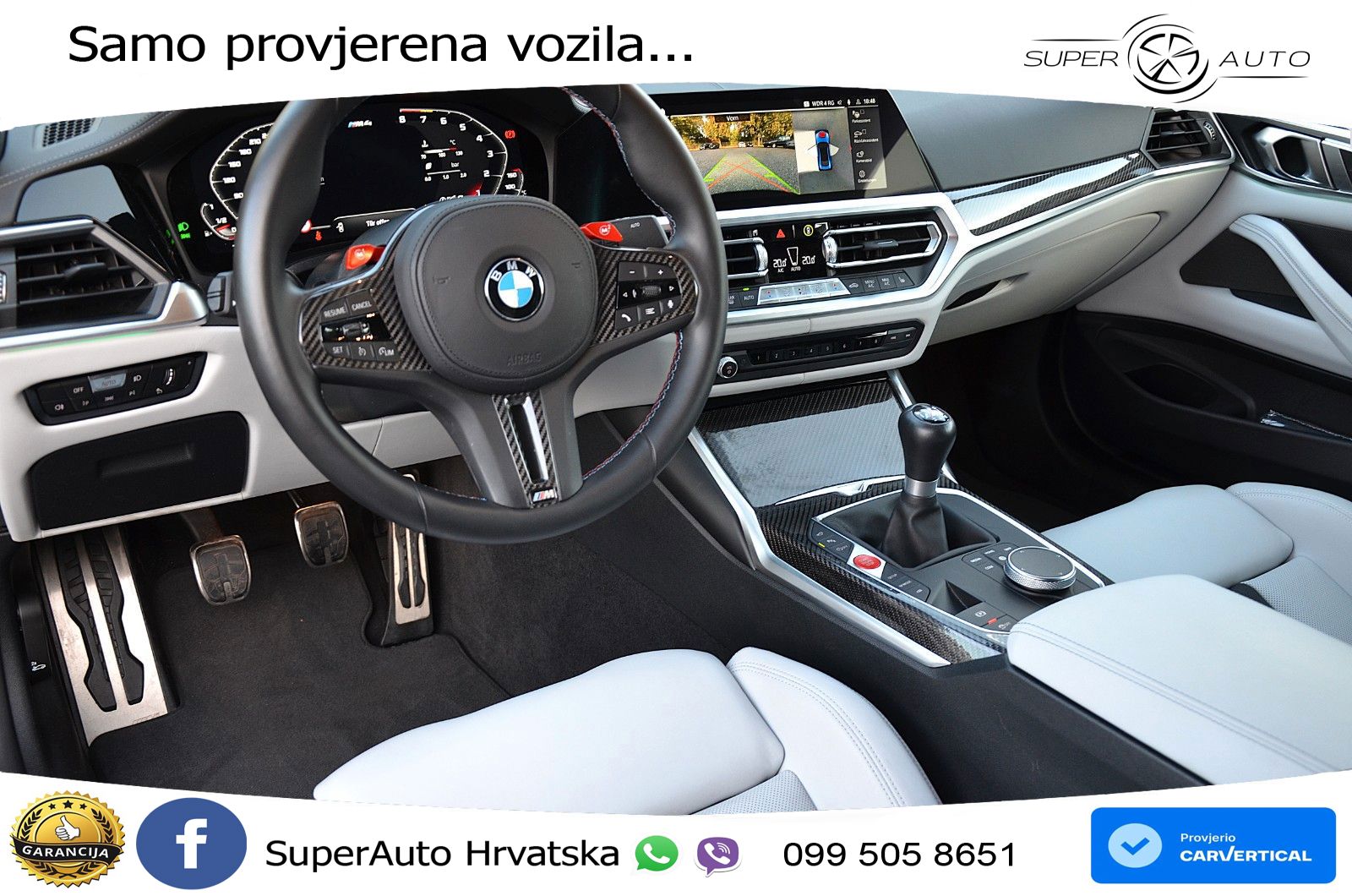 BMW M4 3.0 (480 KS) LED+GR SJED+ACC