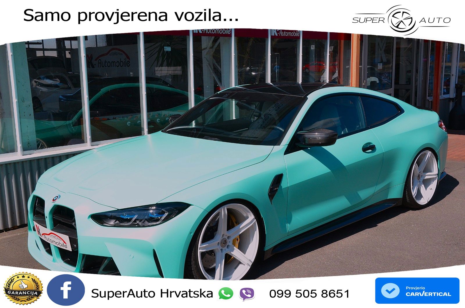 BMW M4 3.0 (480 KS) LED+GR SJED+ACC
