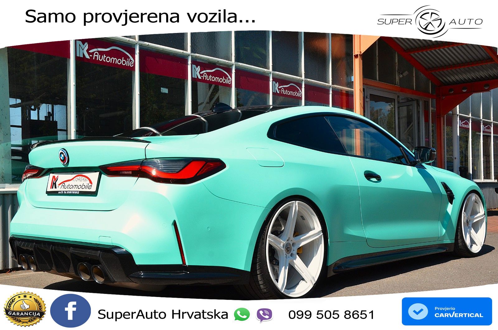 BMW M4 3.0 (480 KS) LED+GR SJED+ACC