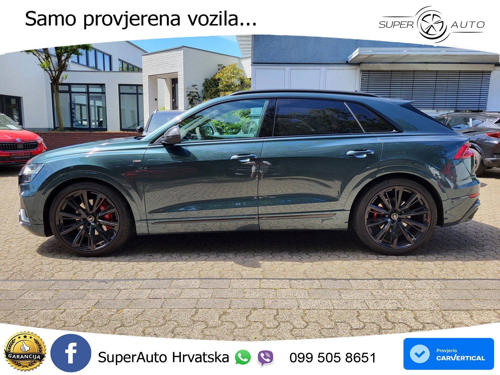 Audi Q8 50 TDI V6 (286 KS) quattro Tiptronic S line LED+GR SJED+ACC