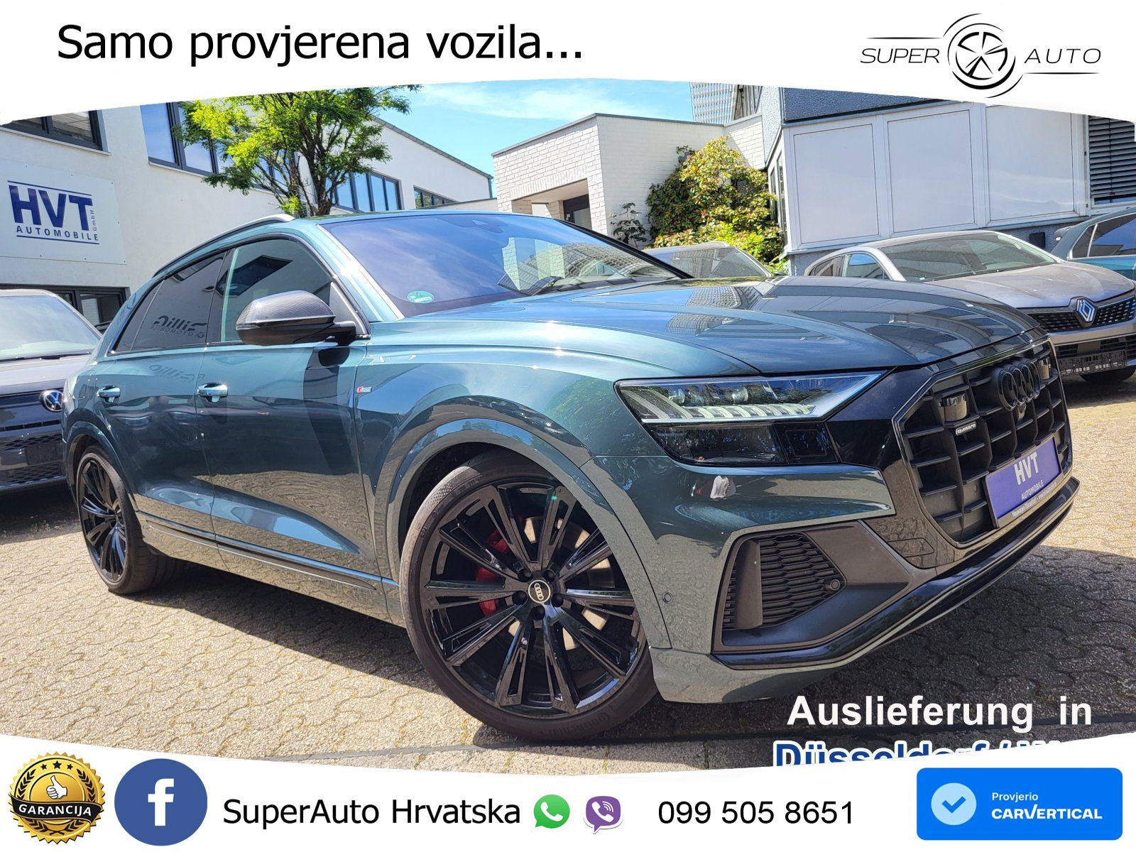 Audi Q8 50 TDI V6 (286 KS) quattro Tiptronic S line LED+GR SJED+ACC
