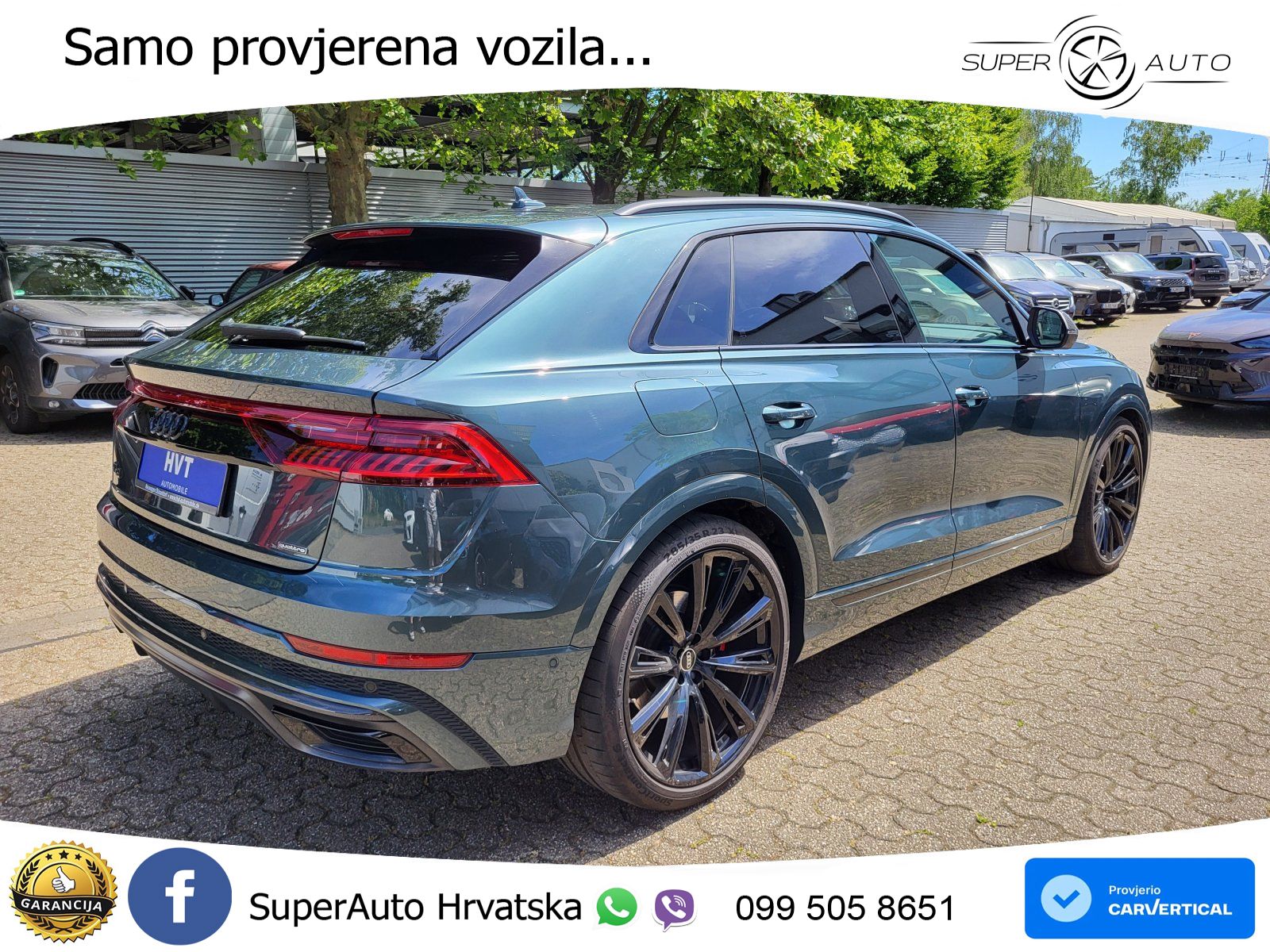 Audi Q8 50 TDI V6 (286 KS) quattro Tiptronic S line LED+GR SJED+ACC