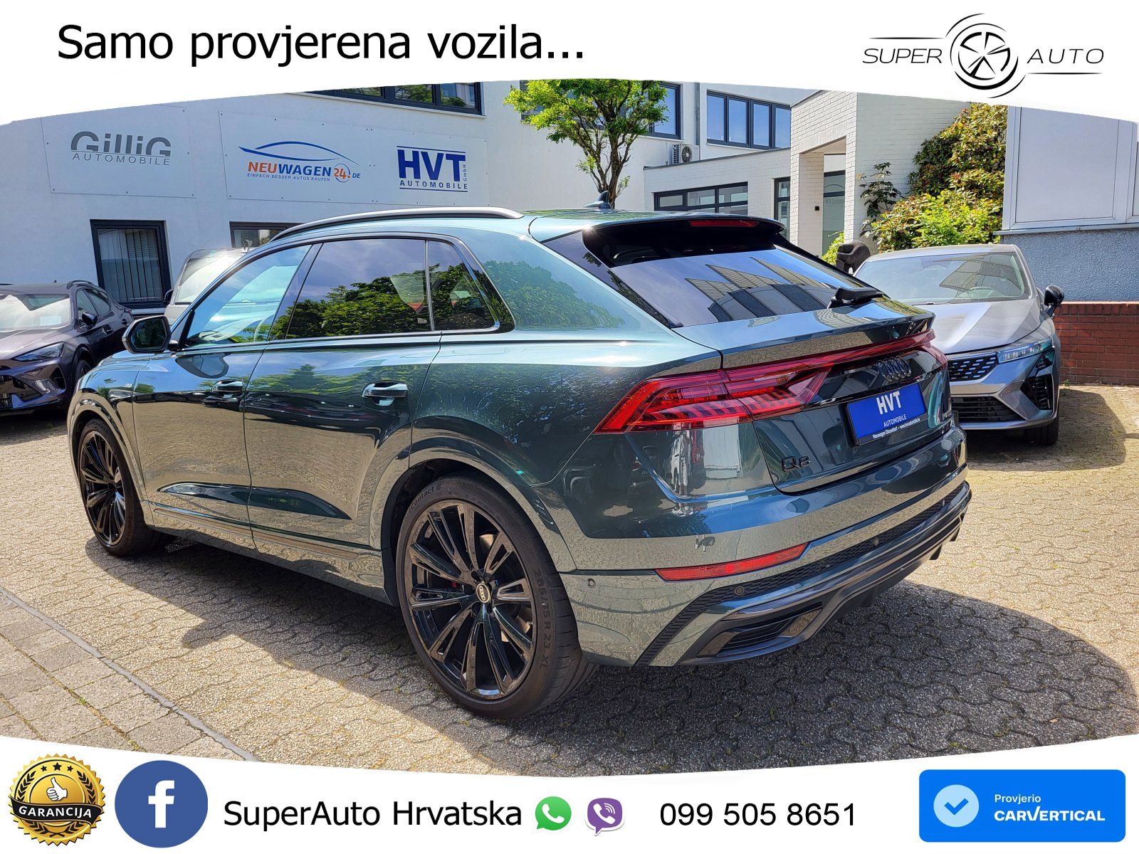 Audi Q8 50 TDI V6 (286 KS) quattro Tiptronic S line LED+GR SJED+ACC