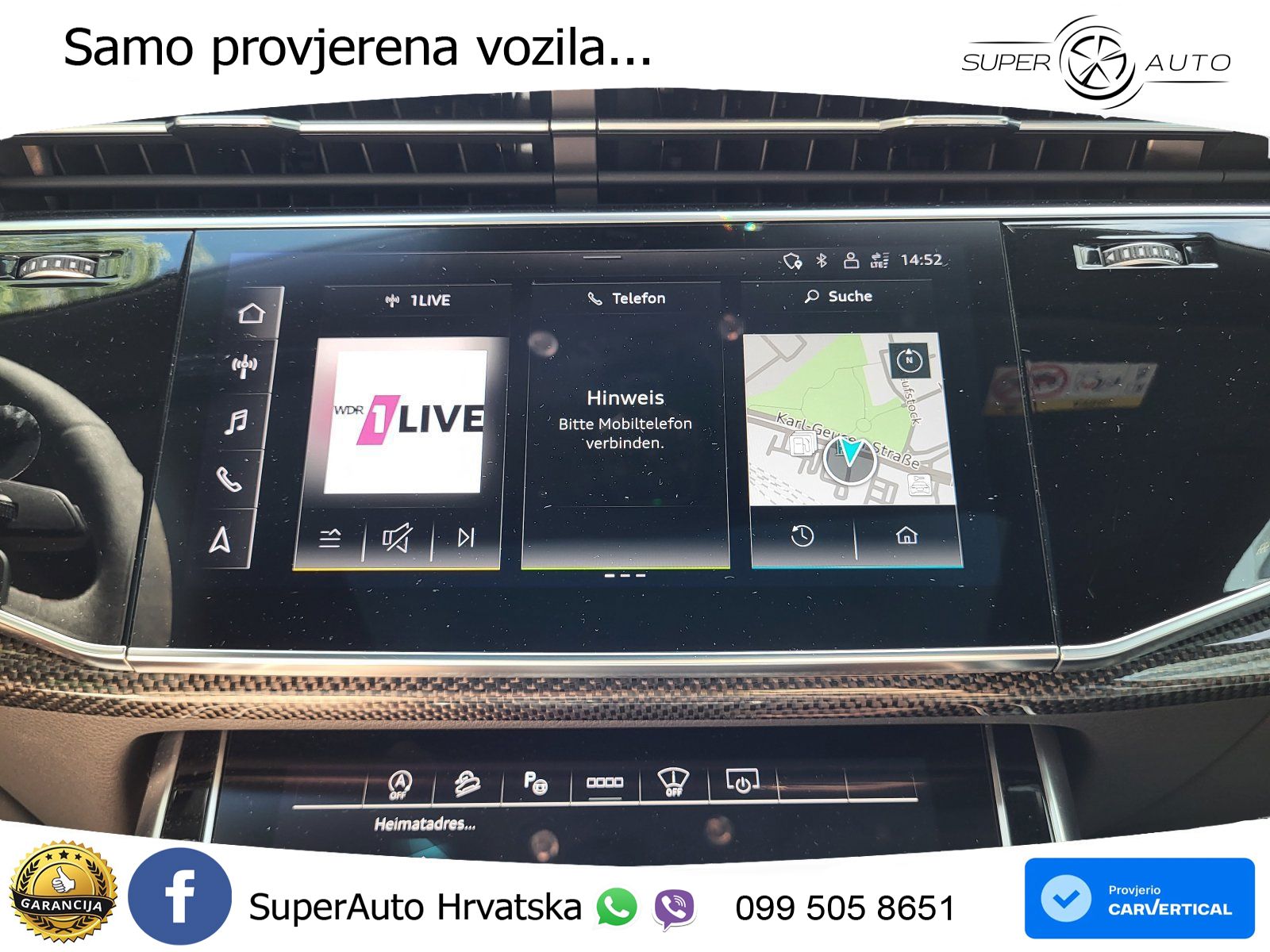Audi Q8 50 TDI V6 (286 KS) quattro Tiptronic S line LED+GR SJED+ACC