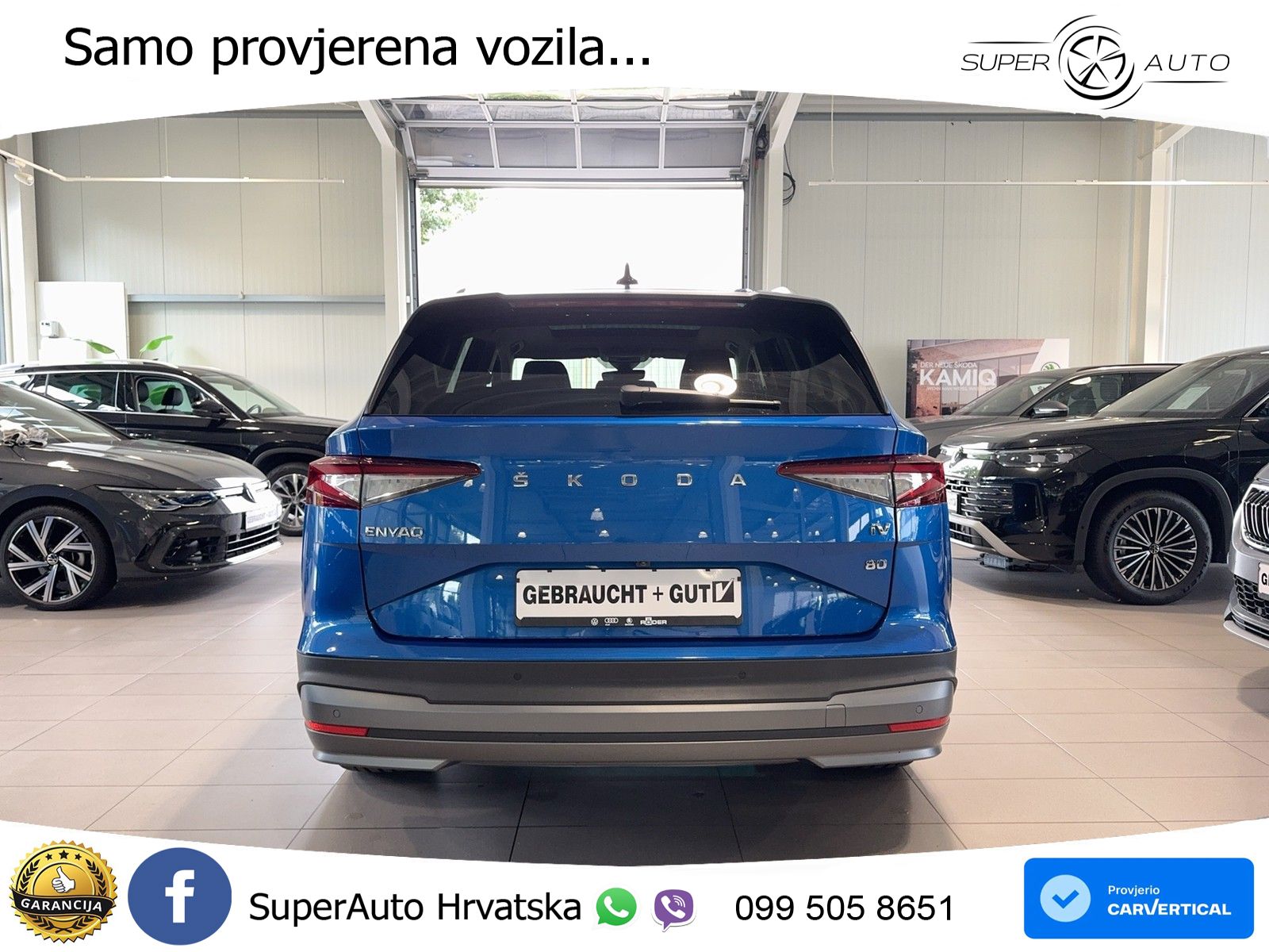 Škoda Enyaq iV 80 82 kWh (204 KS) Suite LED+GR SJED+ACC
