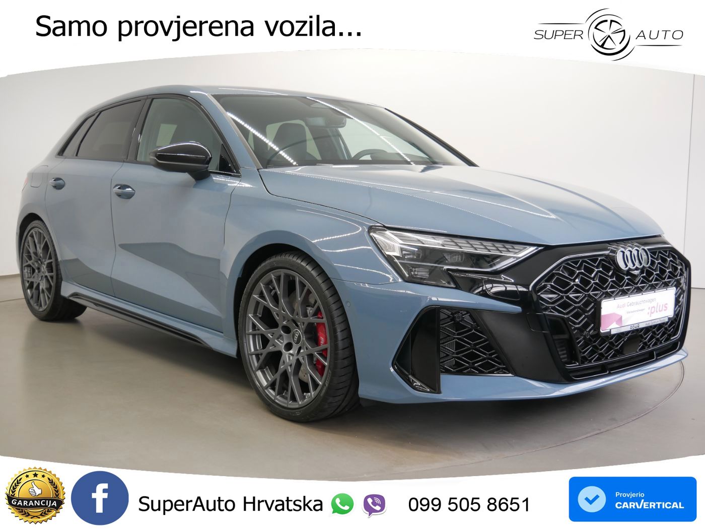Audi RS3 Sedan 2.5 TFSI (400 KS) quattro S tronic LED+GR SJED+ACC