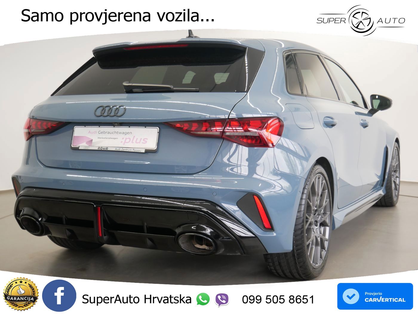 Audi RS3 Sedan 2.5 TFSI (400 KS) quattro S tronic LED+GR SJED+ACC