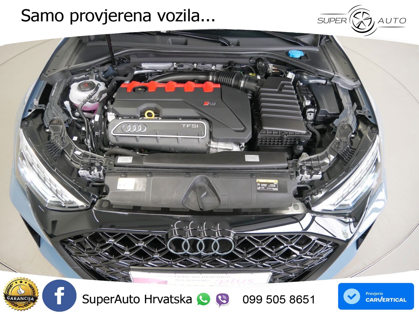Audi RS3 Sedan 2.5 TFSI (400 KS) quattro S tronic LED+GR SJED+ACC