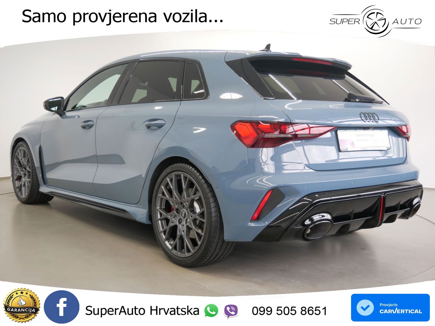 Audi RS3 Sedan 2.5 TFSI (400 KS) quattro S tronic LED+GR SJED+ACC