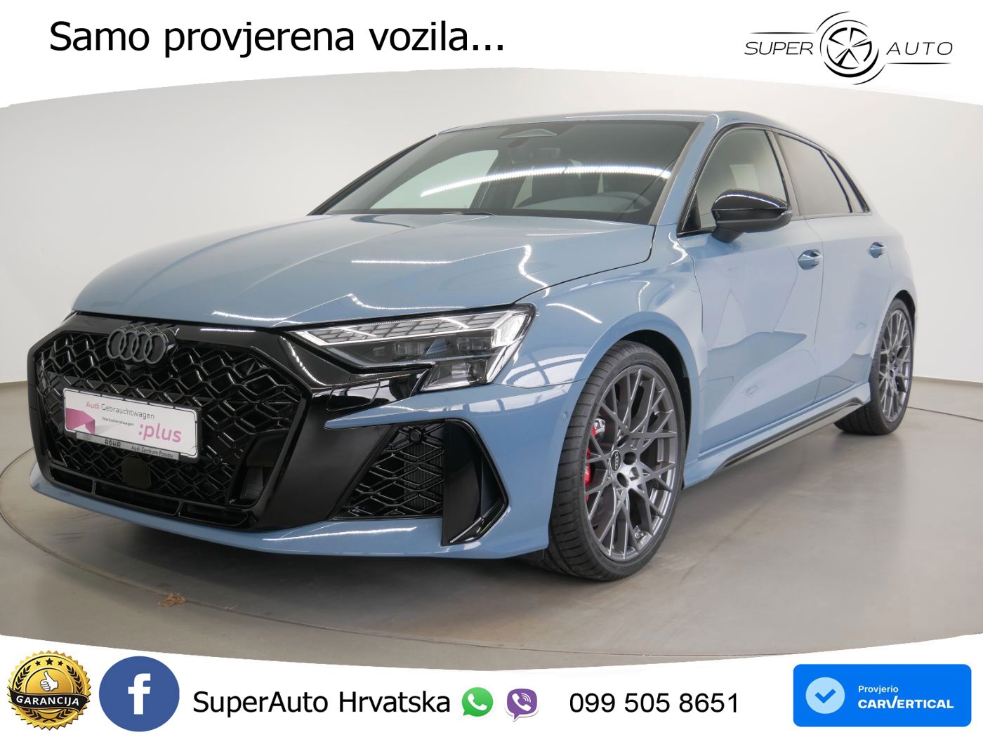 Audi RS3 Sedan 2.5 TFSI (400 KS) quattro S tronic LED+GR SJED+ACC