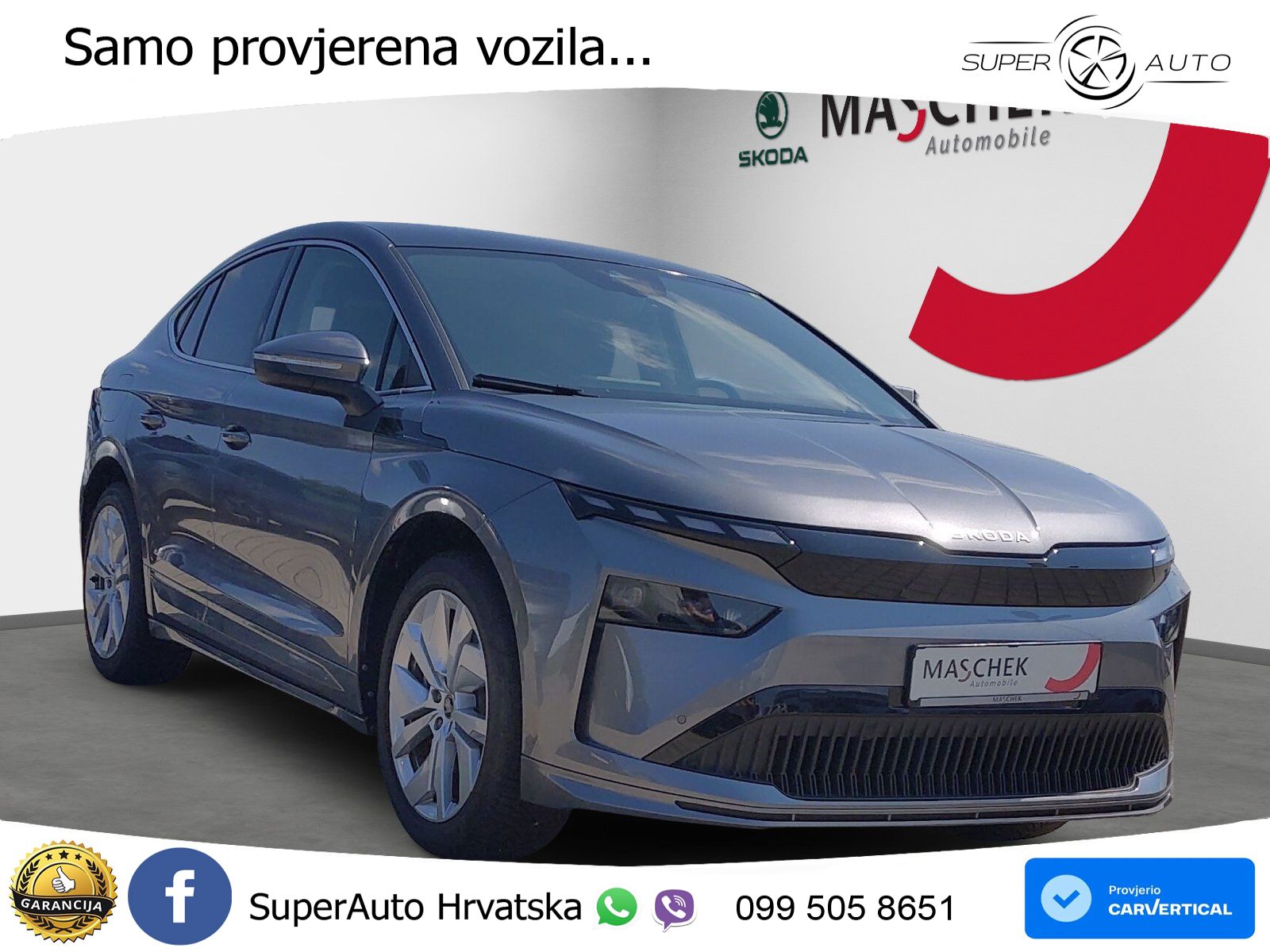 Škoda Enyaq Coupe iV 85 82 kWh (286 KS) LED+GR SJED+ACC