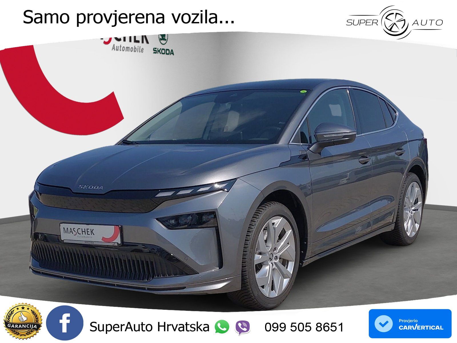 Škoda Enyaq Coupe iV 85 82 kWh (286 KS) LED+GR SJED+ACC