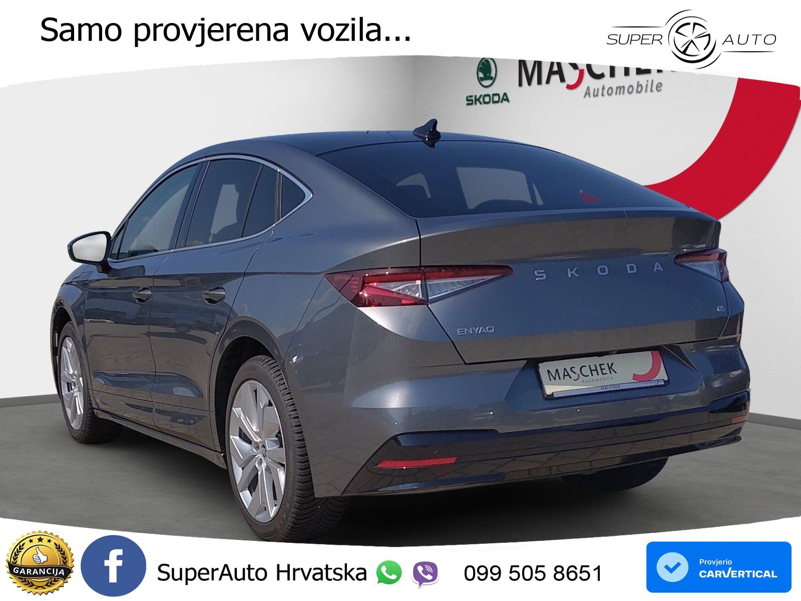 Škoda Enyaq Coupe iV 85 82 kWh (286 KS) LED+GR SJED+ACC