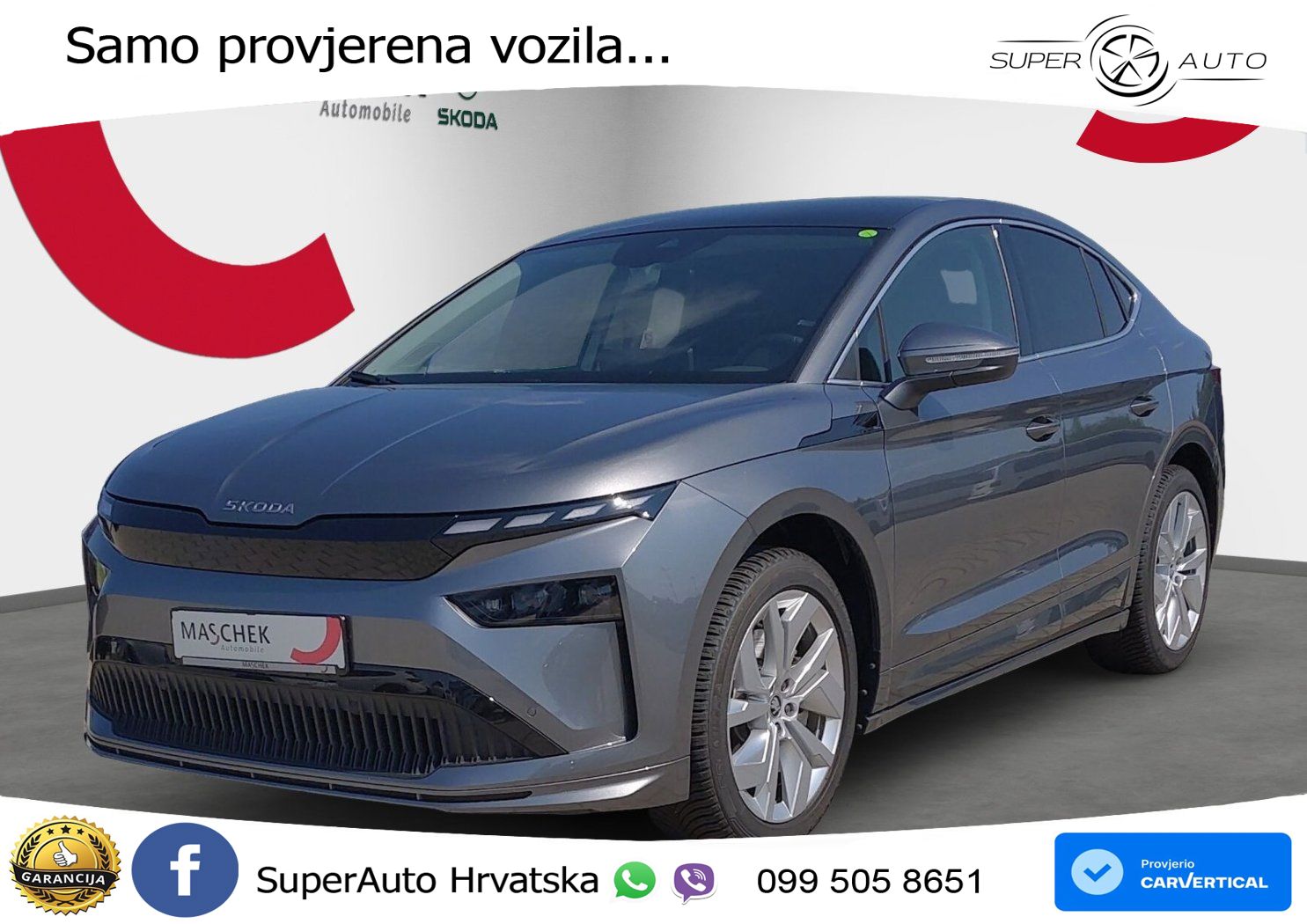 Škoda Enyaq Coupe iV 85 82 kWh (286 KS) LED+GR SJED+ACC
