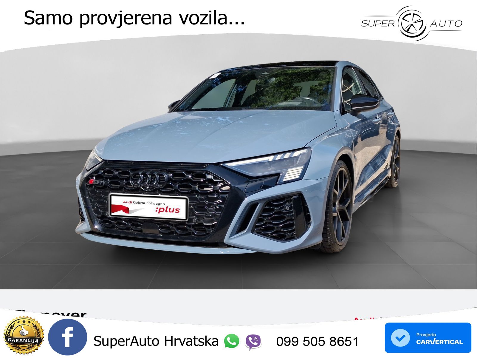 Audi RS3 Sportback 2.5 TFSI (400 KS) quattro S tronic