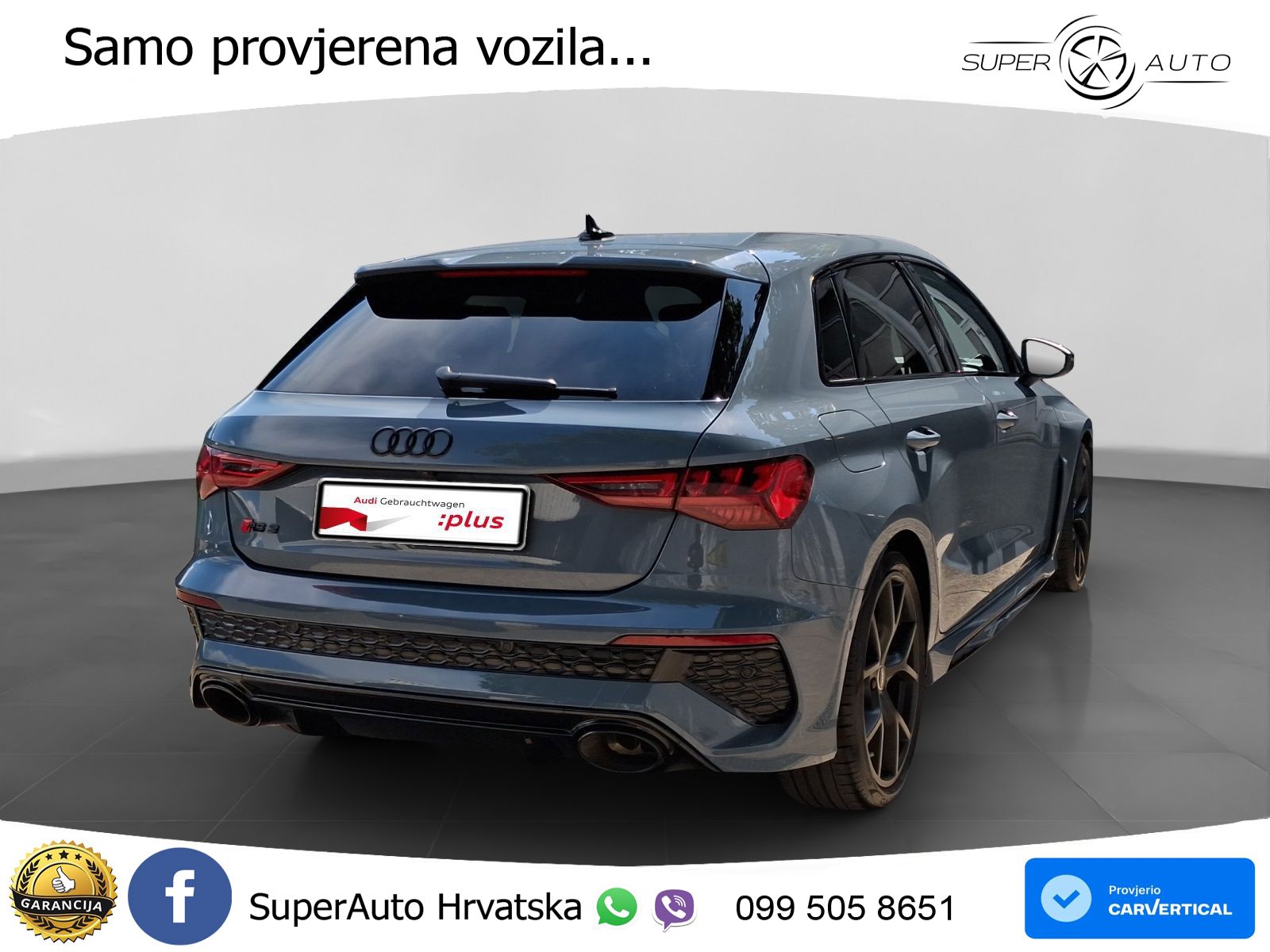 Audi RS3 Sportback 2.5 TFSI (400 KS) quattro S tronic