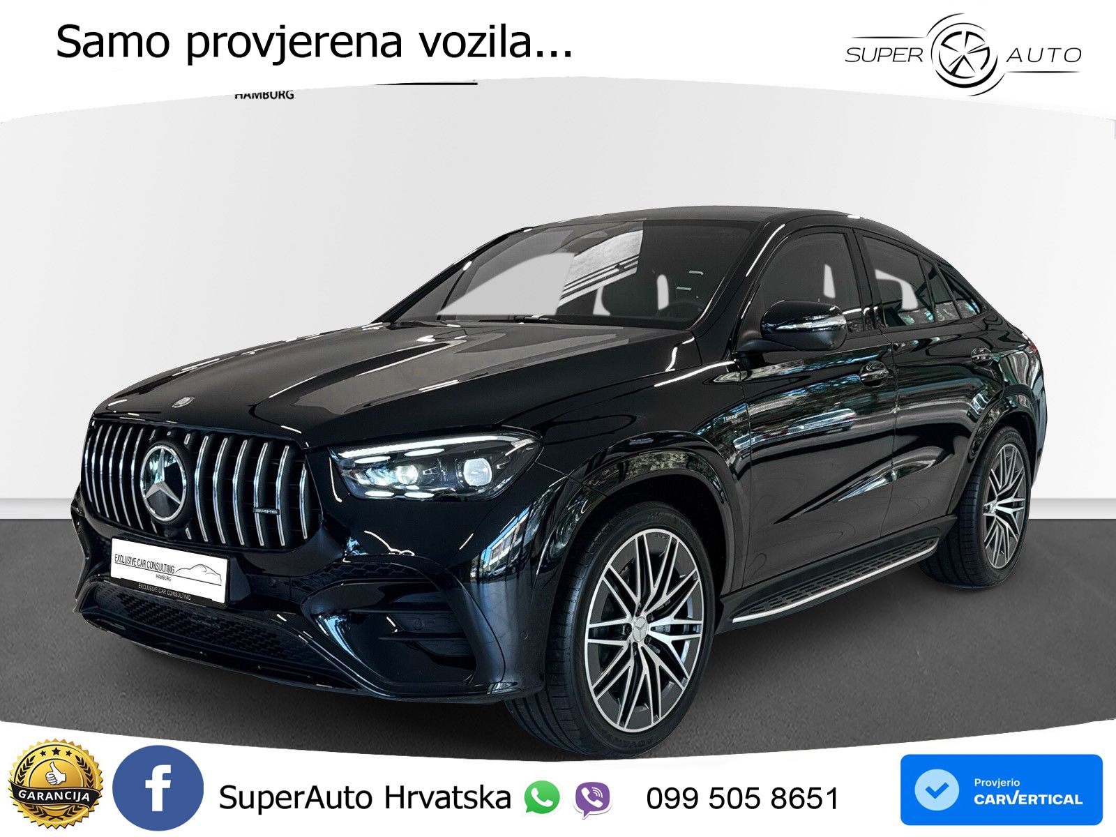 Mercedes AMG GLE Coupe 53 (435 KS) EQ Boost 4MATIC+ AMG SPEEDSHIFT TCT 9G LED+GR SJED+ACC