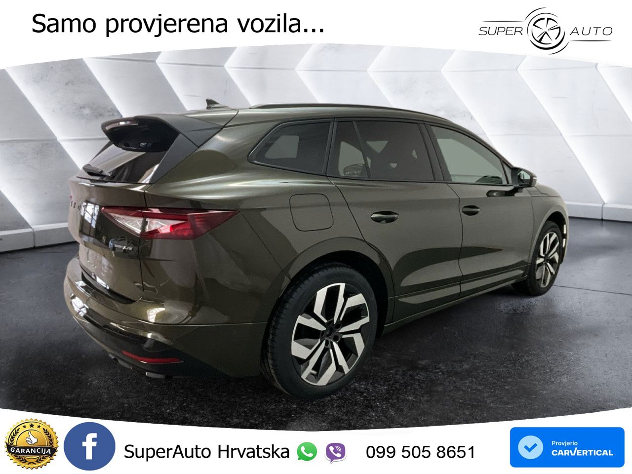 Škoda Enyaq iV 85 82 kWh (286 KS) SportLine LED+GR SJED+ACC