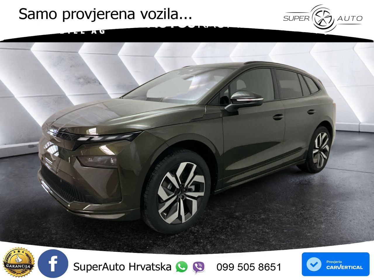 Škoda Enyaq iV 85 82 kWh (286 KS) SportLine LED+GR SJED+ACC