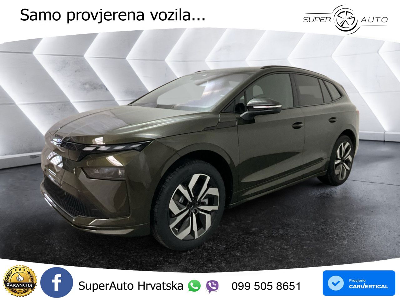 Škoda Enyaq iV 85 82 kWh (286 KS) SportLine LED+GR SJED+ACC