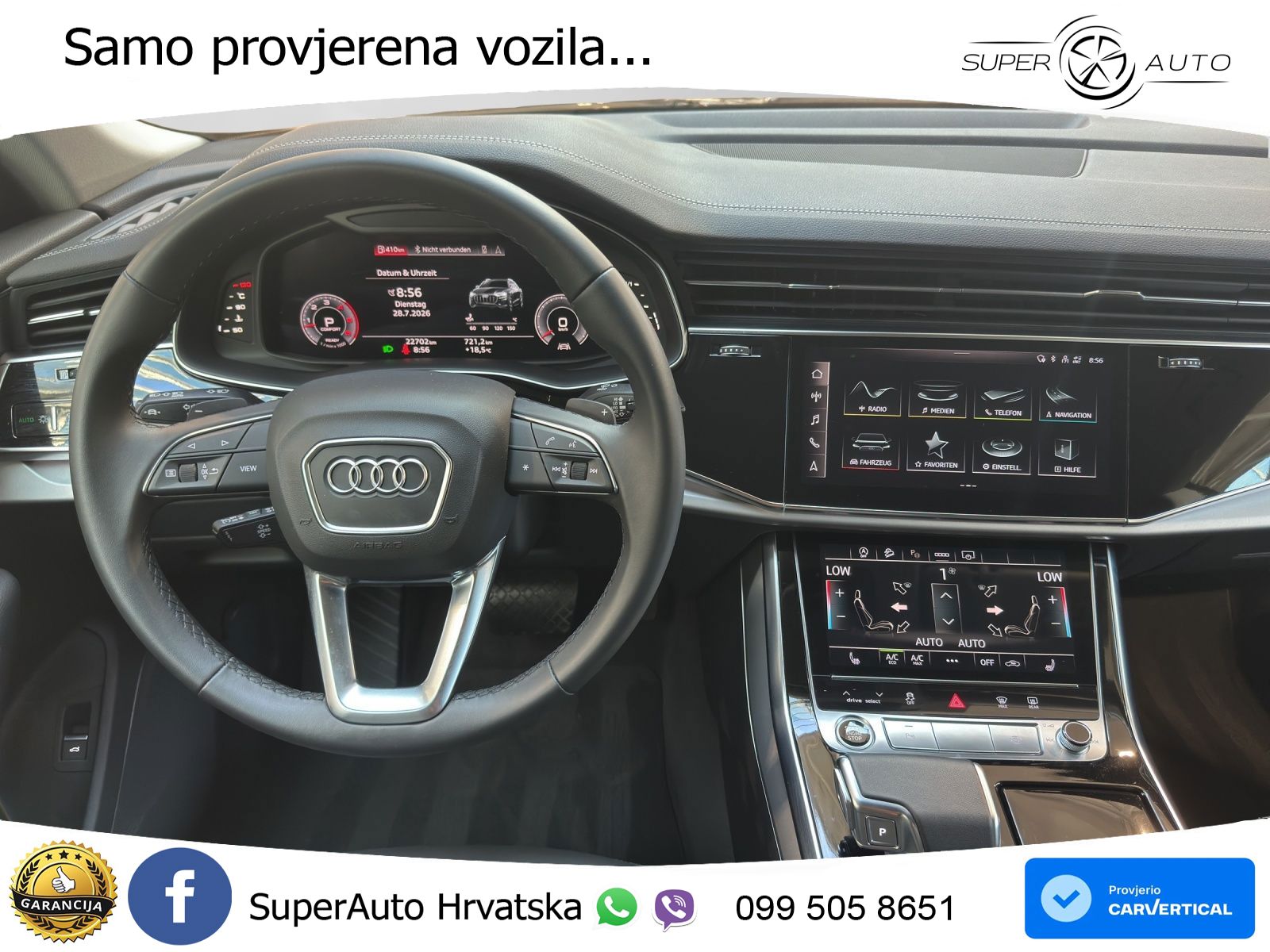 Audi Q8 50 TDI V6 (286 KS) quattro Tiptronic