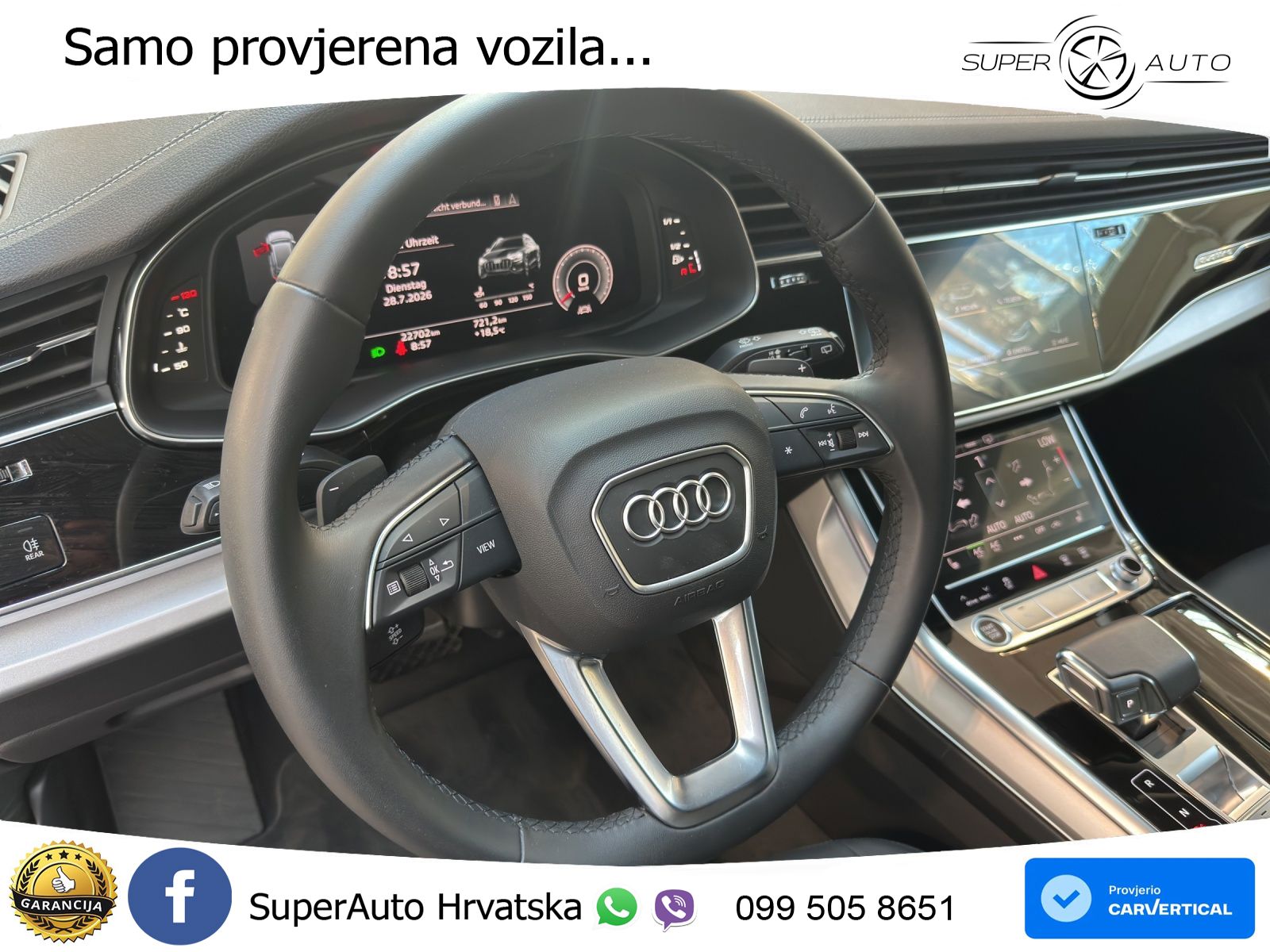 Audi Q8 50 TDI V6 (286 KS) quattro Tiptronic