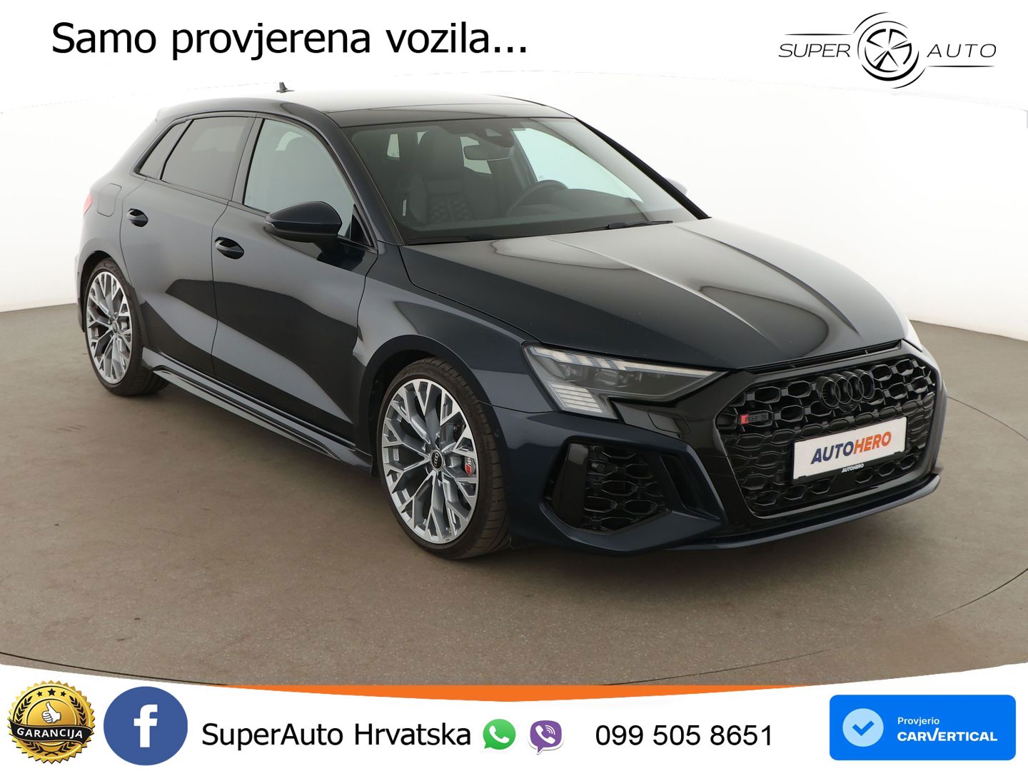 Audi RS3 Sportback 2.5 TFSI (400 KS) quattro S tronic LED+GR SJED+ACC